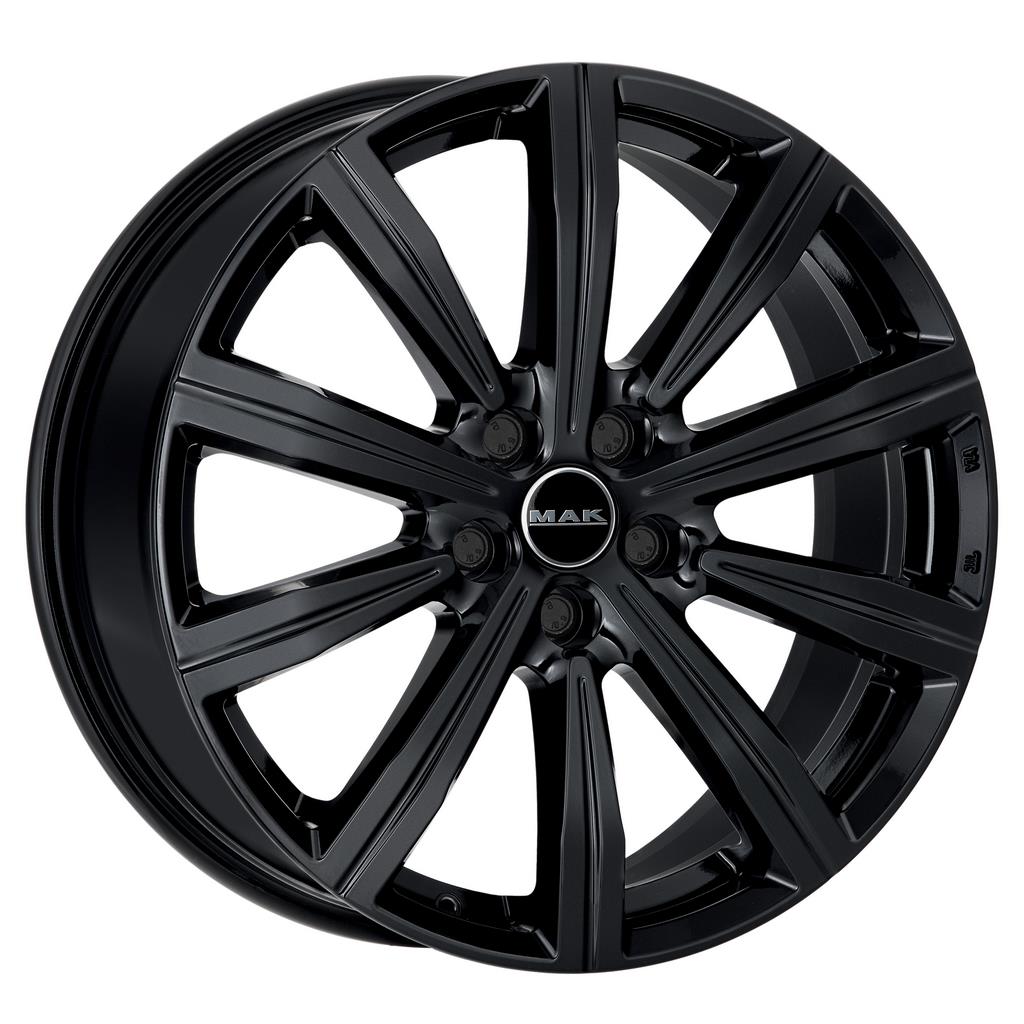 Литые диски MAK Birmingham 8.5x19 5/108 ET45 d-63.4 Gloss Black (F8590IRGB45GD3Y)
