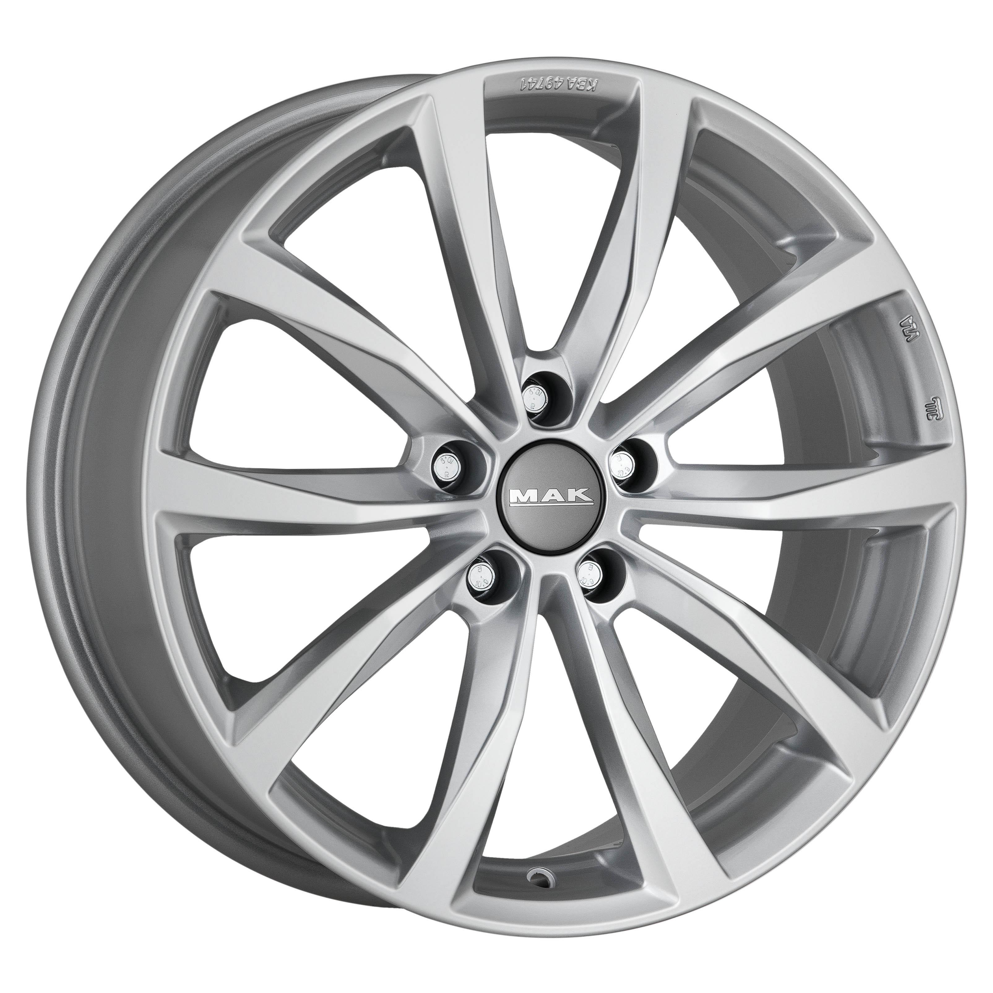 Литые диски MAK Wolf 7.5x18 5/114.3 ET35 d-76 Silver (F7580WFSI35F)