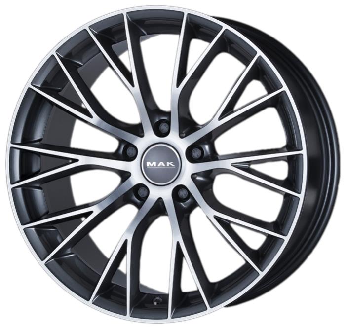 Литые диски MAK Munchen 8.0x18 5/120 ET43 d-72.6 Gun Met-Mirror Face (F8080MUQM43I3B)