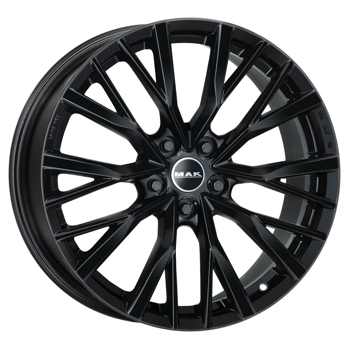 Литые диски MAK Kent 8.5x20 5/120 ET43 d-72.6 Gloss Black (F8520KEGB43IRR)