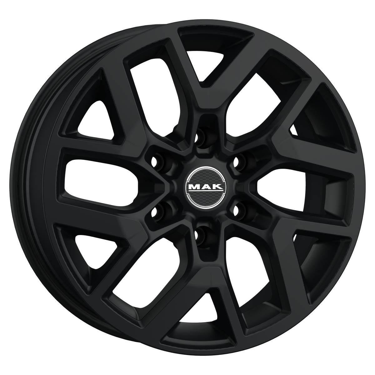 Литые диски MAK Gravel 6.5x16 6/139.7 ET46 d-92.3 Matt Black (F6560GRMB46VK3)