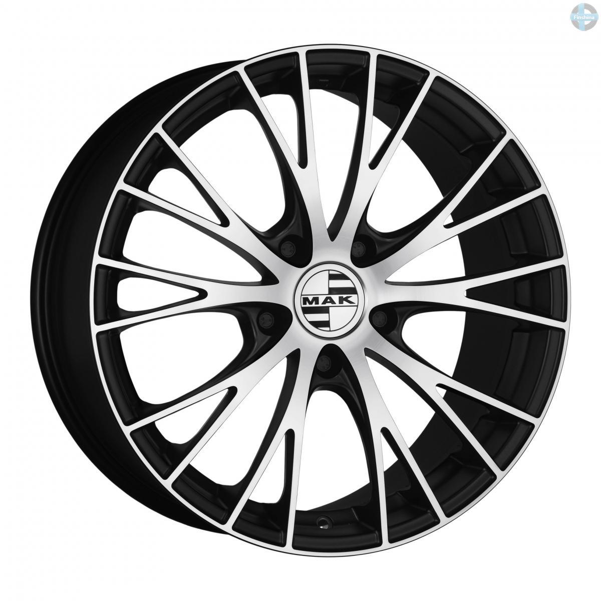 Литые диски MAK Rennen 9.5x21 5/112 ET27 d-66.45 Ice Black (F9521NNIB27WSX)