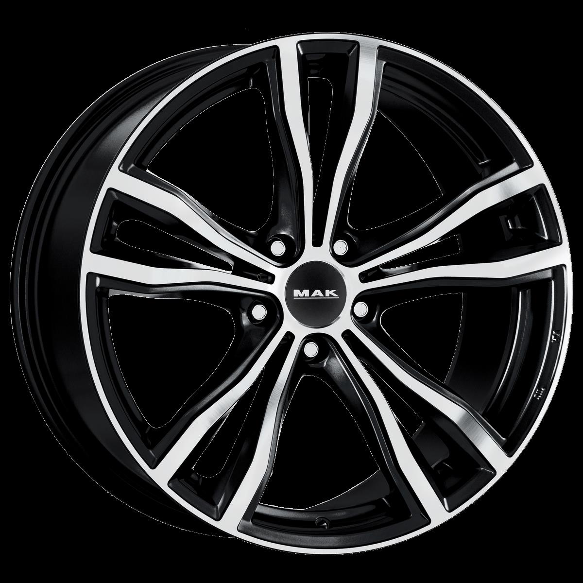 Литые диски MAK X-Mode 9.0x19 5/120 ET18 d-74.1 Black Mirror (F9090XMBM18NZX)