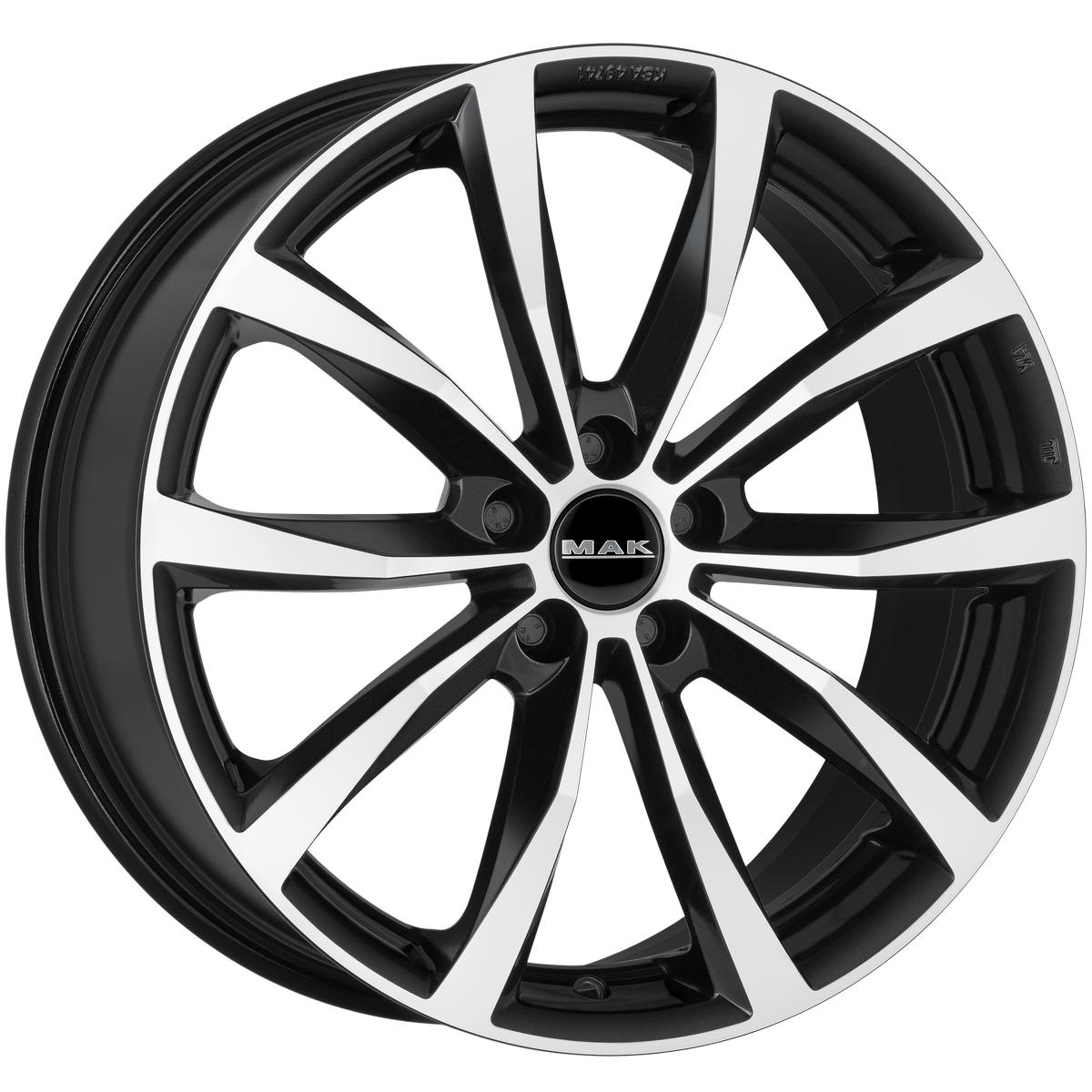 Литые диски MAK Wolf 7.0x18 5/110 ET40 d-65.1 Black Mirror (F7080WFBM40LG1X)