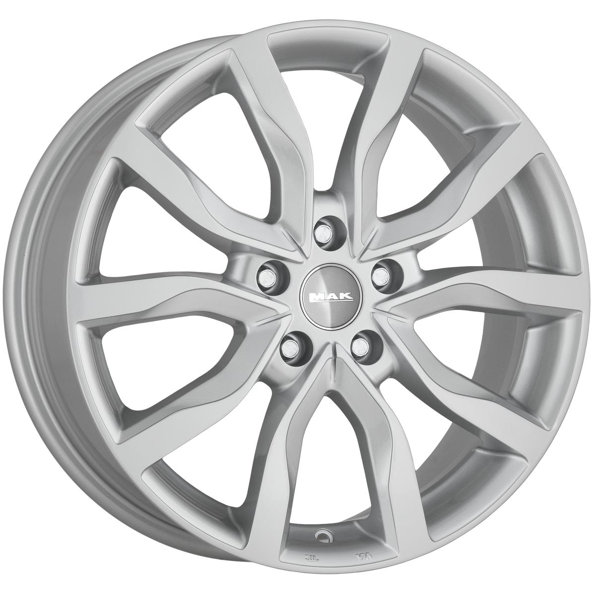 Литые диски MAK Highlands 9.5x21 5/120 ET49 d-72.6 Silver (F9521HISI49IRR)
