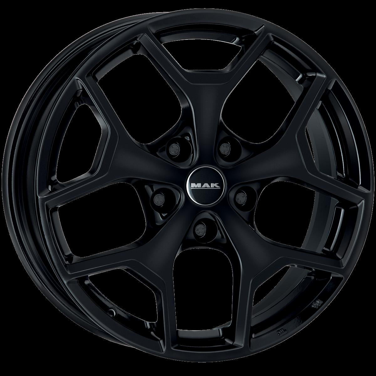Литые диски MAK Liberty 7.5x18 5/108 ET39 d-72 Gloss Black (F7580LBGB39G)