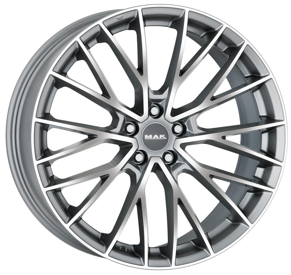 Литые диски MAK Speciale-D 11.5x22 5/112 ET40 d-66.6 Graphite Mirror Face (F1522LDHM40WS2X)