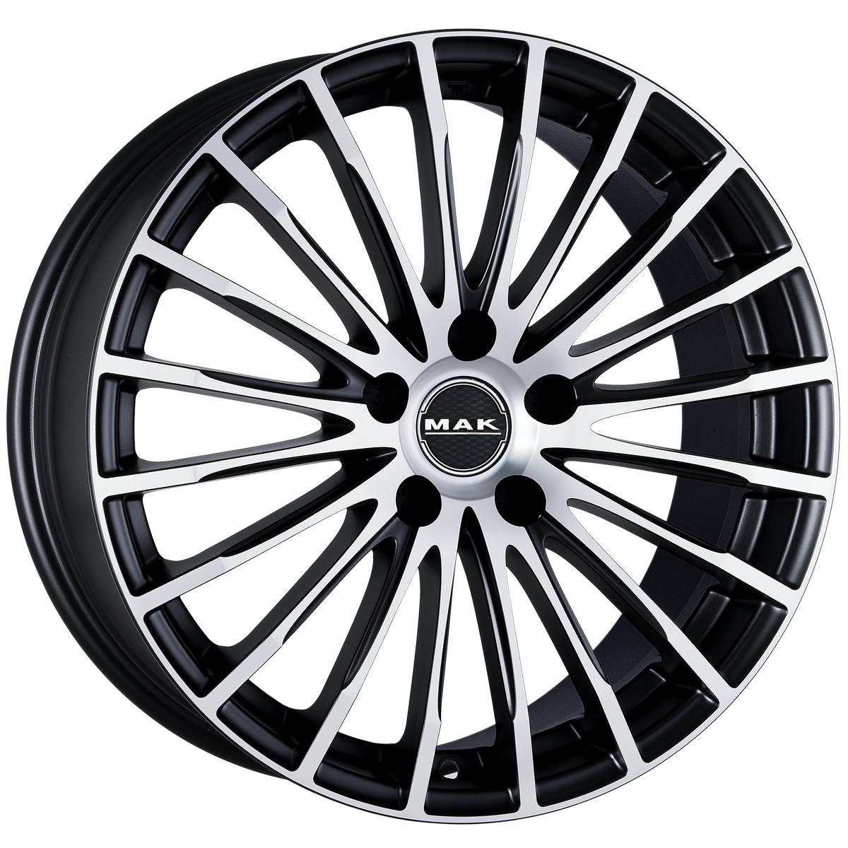 Литые диски MAK Fatale 8.0x18 5/112 ET42 d-76 Ice Black (F8080FAIB42VK)