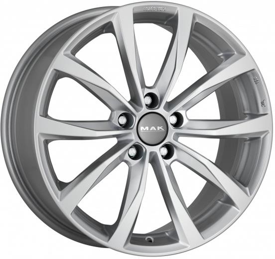 Литые диски MAK Wolf 7.5x19 5/114.3 ET50 d-67.1 Silver (F7590WFSI50FO4X)