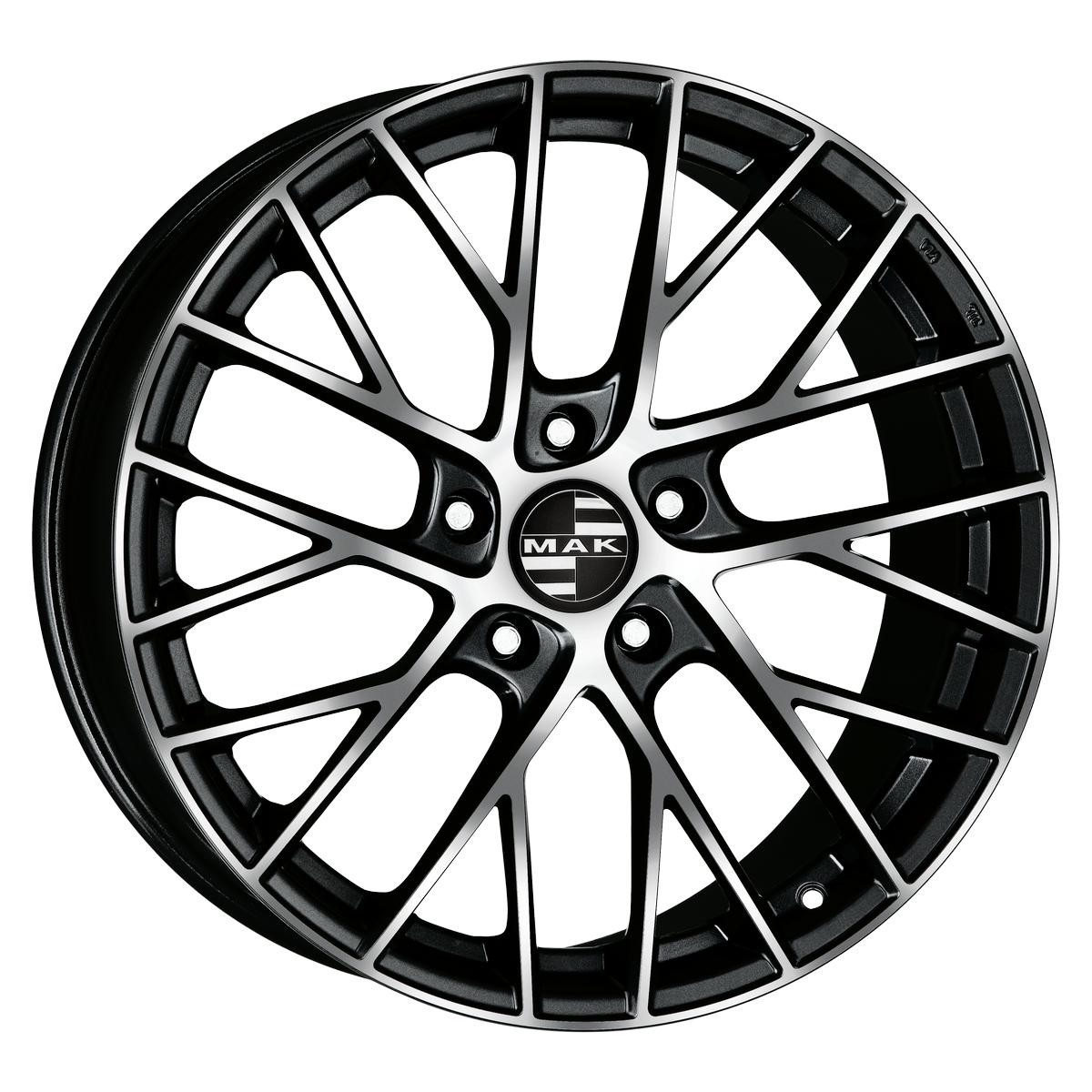 Литые диски MAK Monaco 8.5x19 5/130 ET55 d-71.6 Black Mirror (F8590MFBM55KY5)