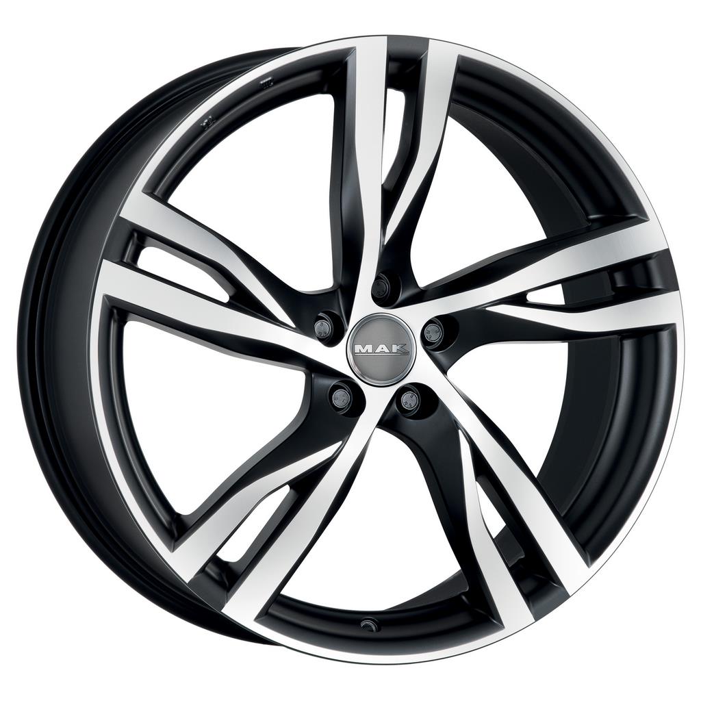 Литые диски MAK Stockholm 8.0x18 5/112 ET28 d-66.45 Ice Black (F8080KSIB28WSX)