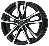 Литые диски MAK Milano 7.0x17 5/114.3 ET48 d-76 Black Mirror (F7070MIBM48F3)
