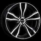 Литые диски MAK X-Mode 10.5x20 5/112 ET40 d-66.6 Black Mirror (F0520XMBM40WS2X)