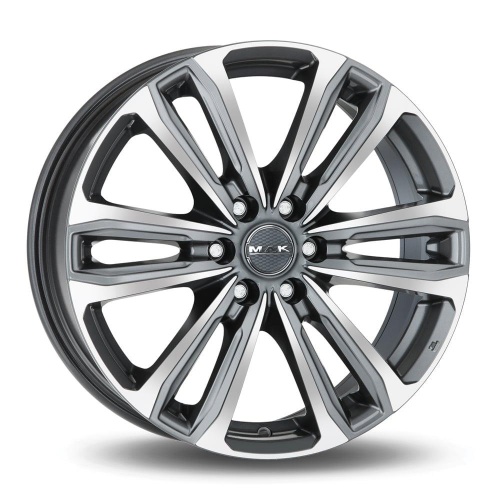 Литые диски MAK Safari 6 8.0x18 6/139.7 ET20 d-112 Gun Met-Mirror Face (F8080AF6QM20V2)