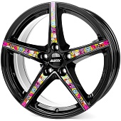 Литые диски Alutec Raptr 8.0x18 5/114.3 ET45 d-70.1 Diamond Black With Stickerbomb (RR80845B82-62)