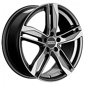 Литые диски Fondmetal Hexis 8.0x18 5/112 ET40 d-57.1 Titanium Glossy Machined (FMI01 8018405112MTI2)